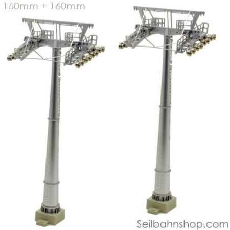 JC 50500 Double Pack of H0- Scale Towers, 160mm